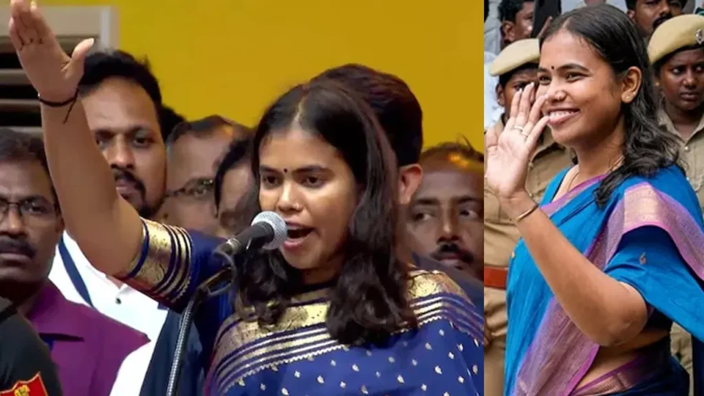 విజయ్ కేబినెట్‌లో యువతకు పెద్దపీట.. 29 ఏళ్ల  కీర్తనకు మంత్రి పదవి