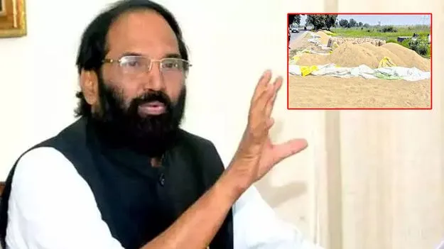 ధాన్యం కొనుగోళ్లలో తెలంగాణ అగ్రస్థానం: ఉత్తమ్ కుమార్ రెడ్డి